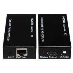 PROFICON HDMI EXTE 60M EXTENDER οικονομικός υψηλής ποιότητας μέ ένα καλώδιο UTP